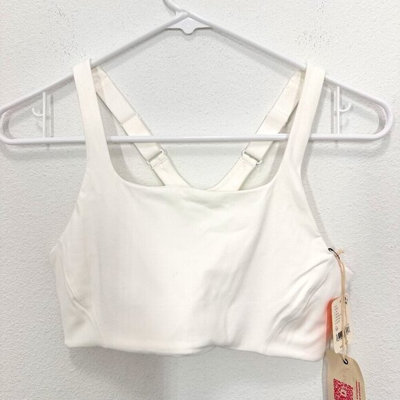FP Movement x HATCH Crisp White Free People Sports Bra Maternity Size XS NWT - Picture 1 of 5